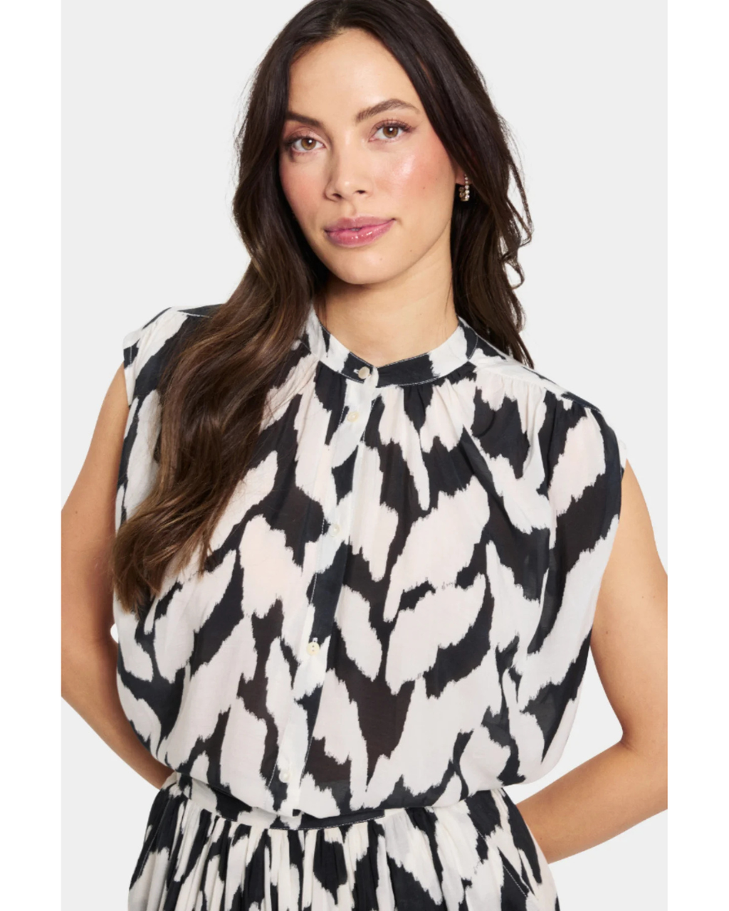 Kelsie Shirt (Black Monochrom)