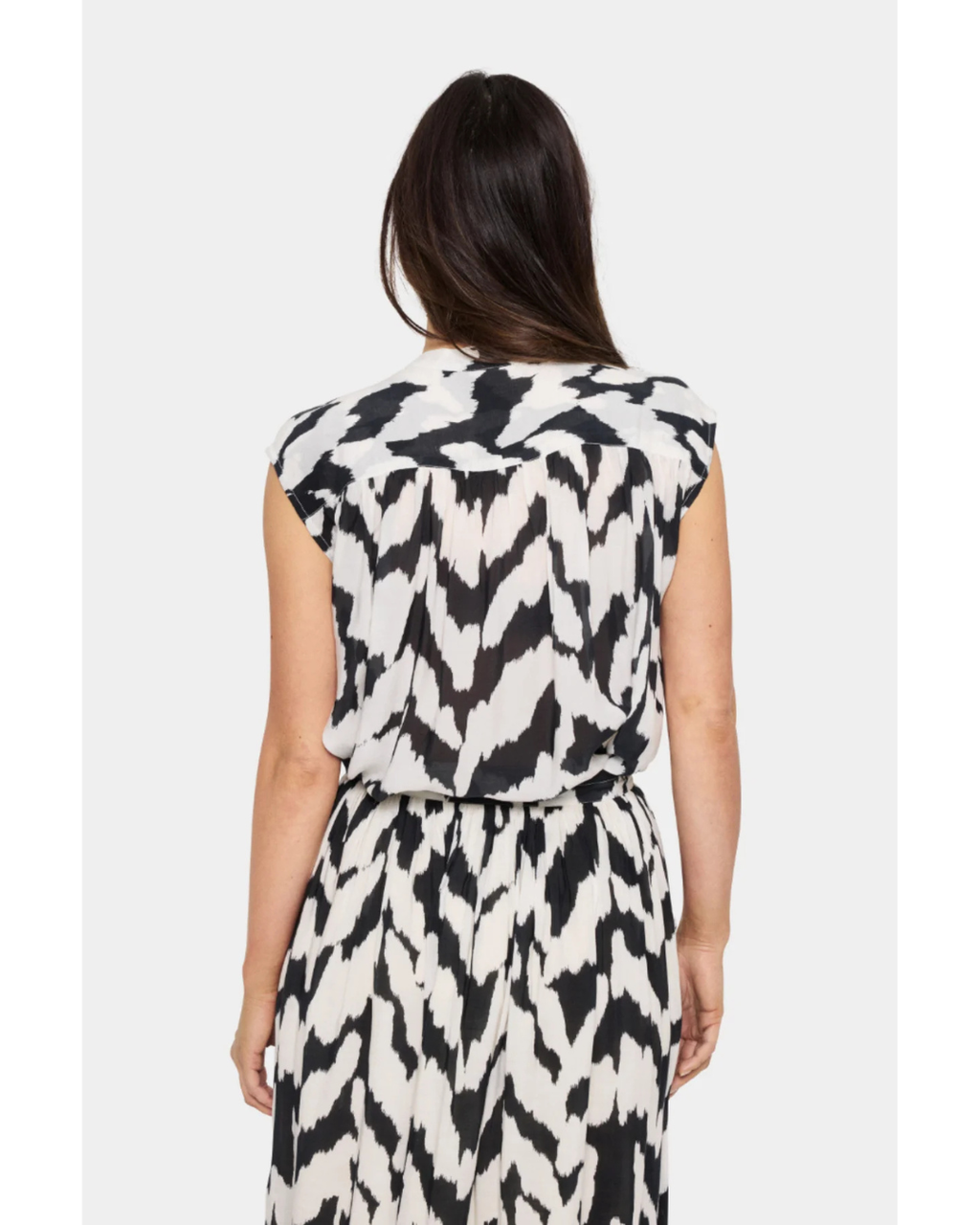 Kelsie Shirt (Black Monochrom)