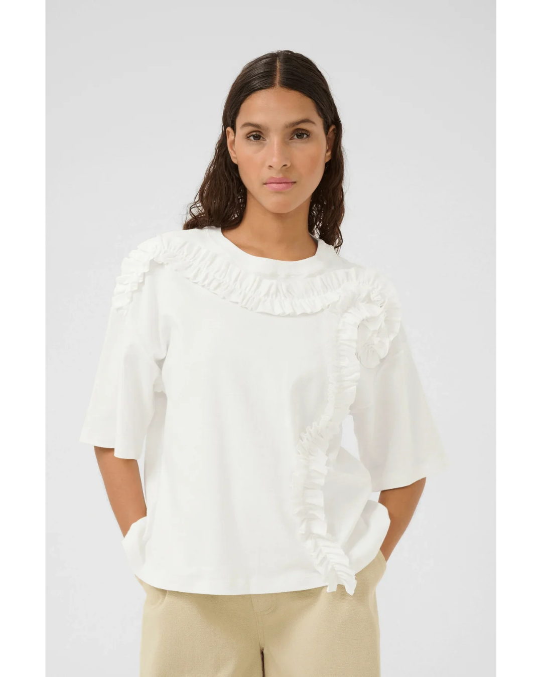 Vivian Tee (Bright White)