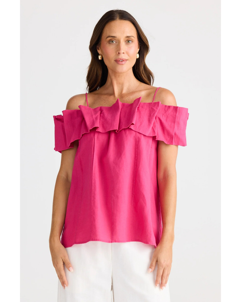 Brave + True - Osaka Top (Fuchsia)