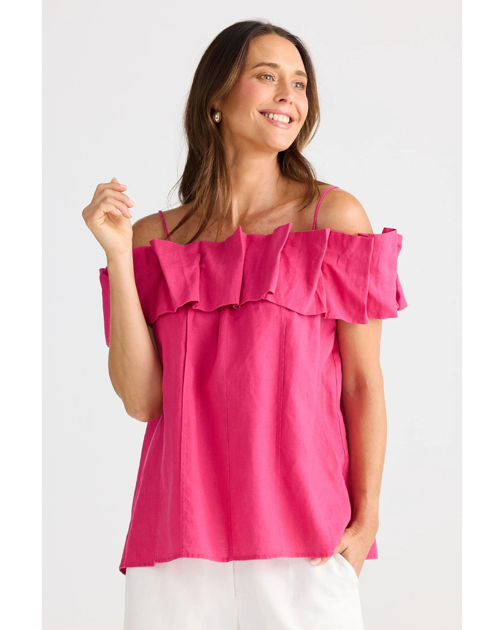 Brave + True - Osaka Top (Fuchsia)