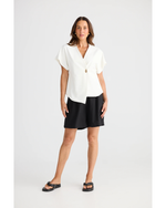 Brave + True - Origami Top (White)