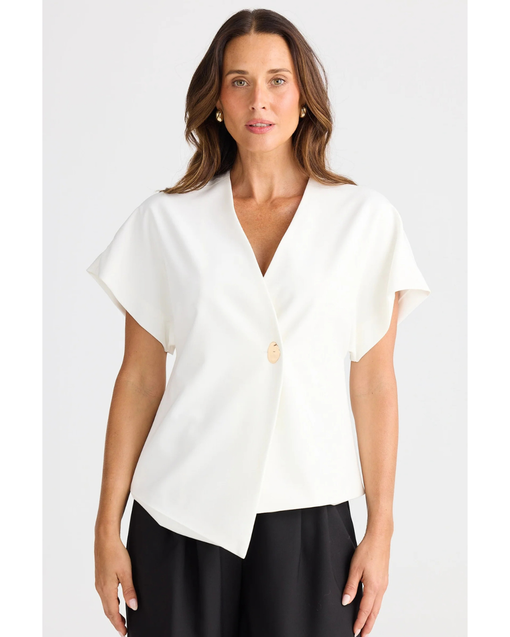 Brave + True - Origami Top (White)