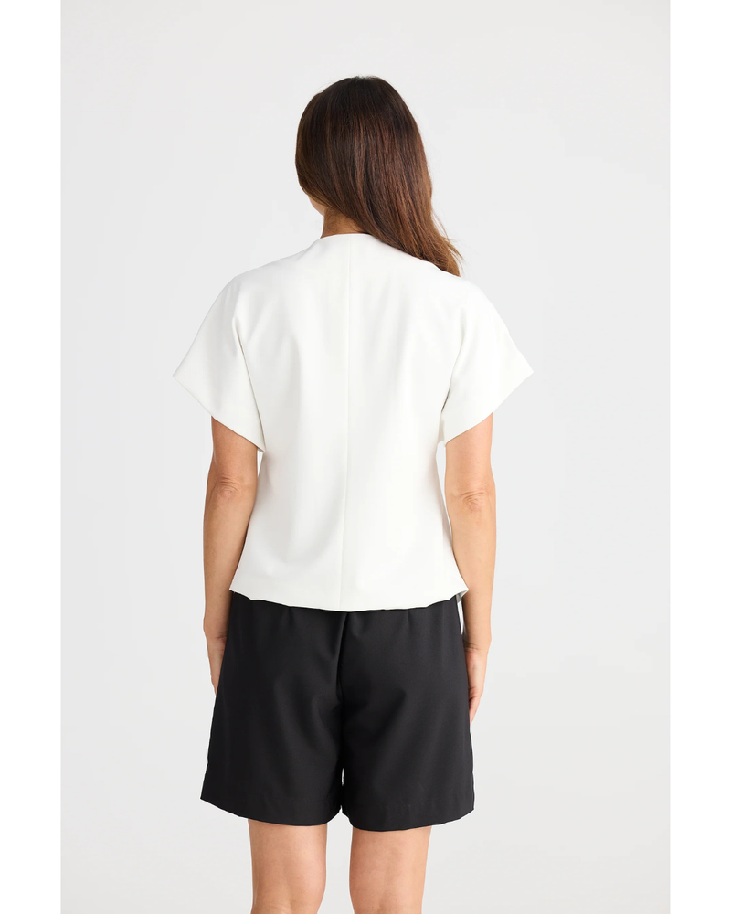 Brave + True - Origami Top (White)