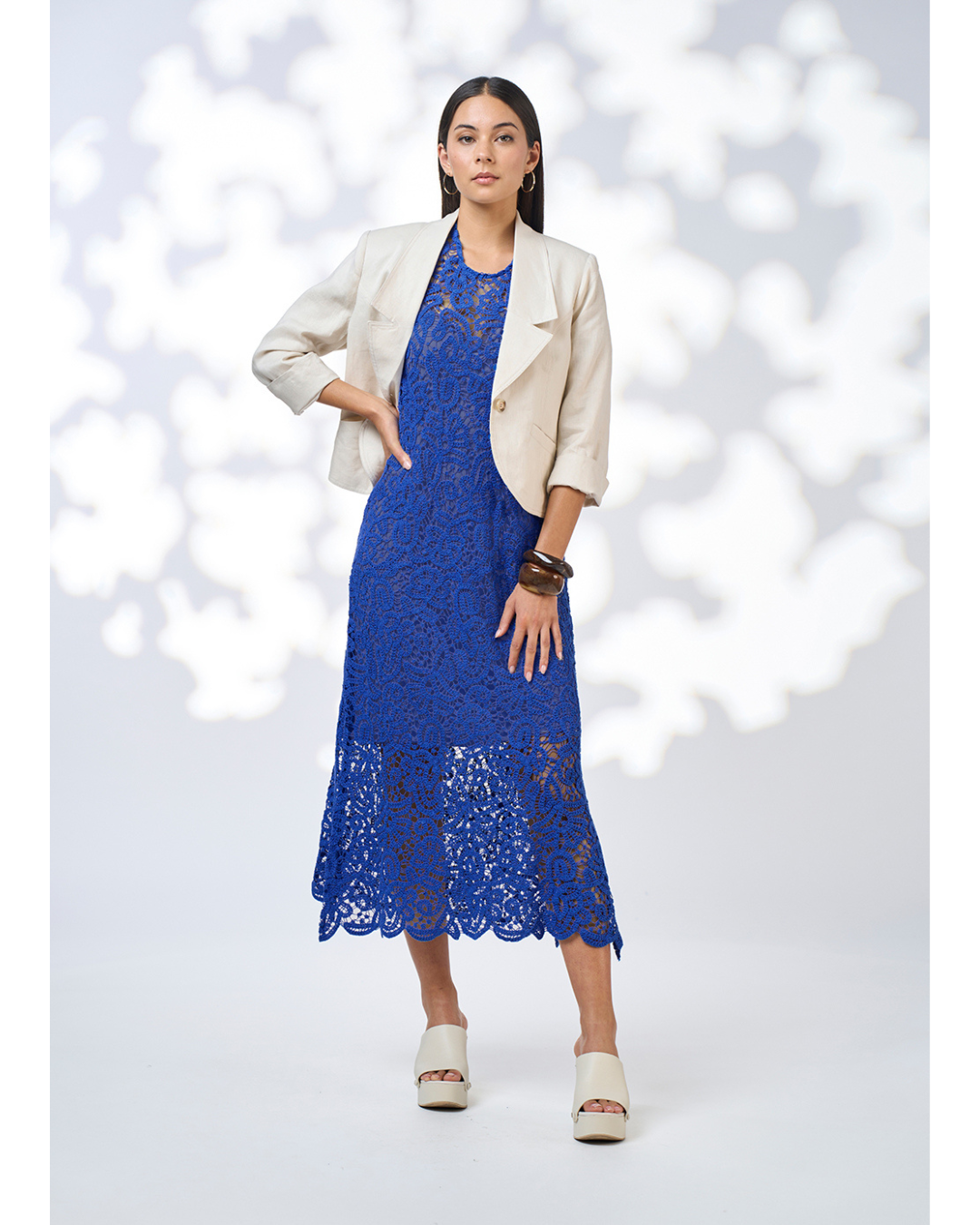 Harlo Midi Dress (Cobalt)