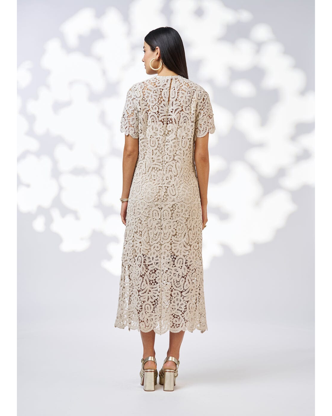 Harlo Midi Dress (Stone)
