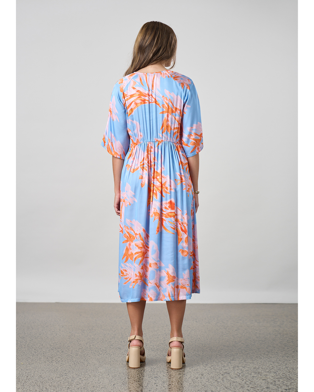 Solarize Dress (Sky Multi)