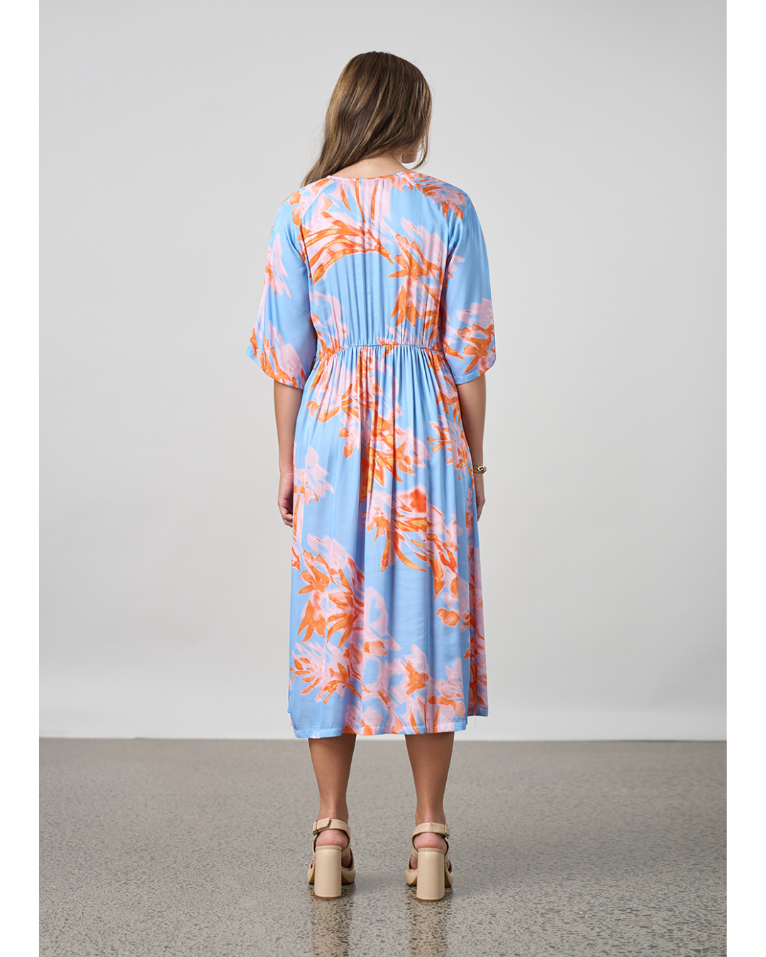 Solarize Dress (Sky Multi)