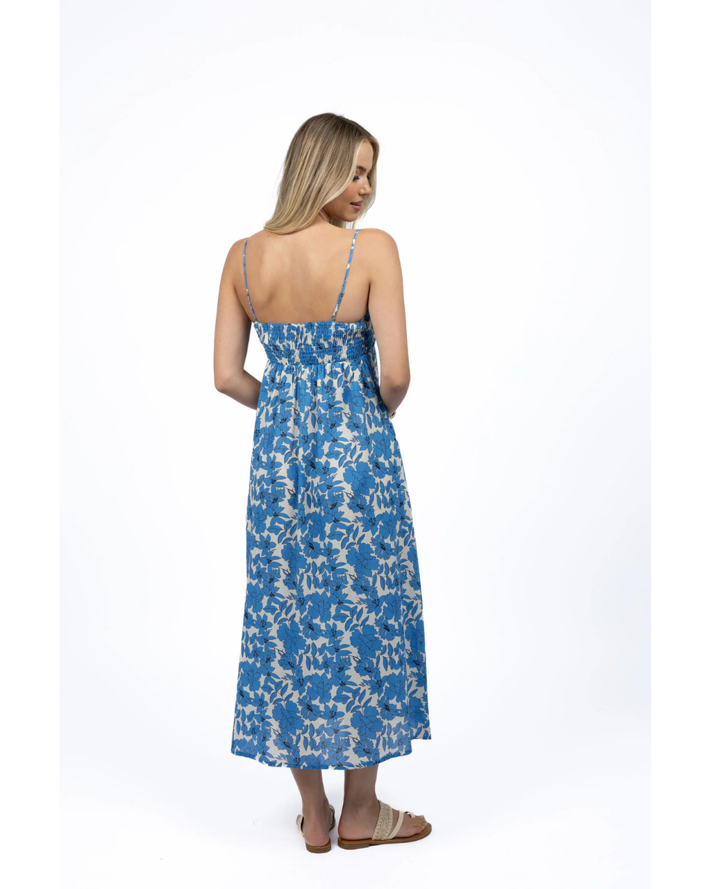 Fleur Sway Dress (Blue/Stone)