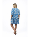 Humidity - Fleur Smock Dress (Blue/Stone)