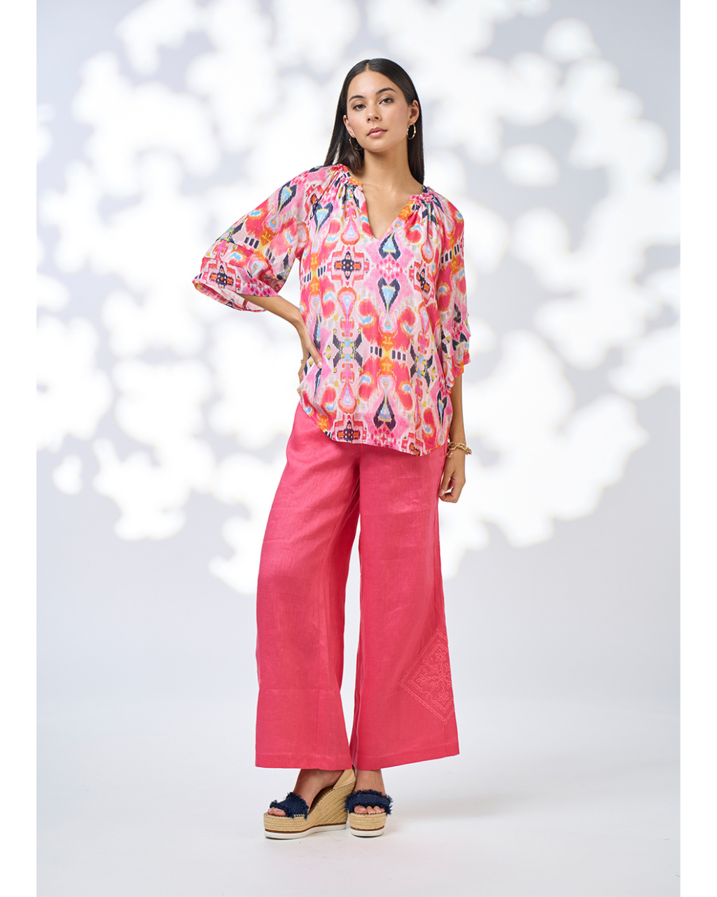 Solana Top (Flamingo Multi)