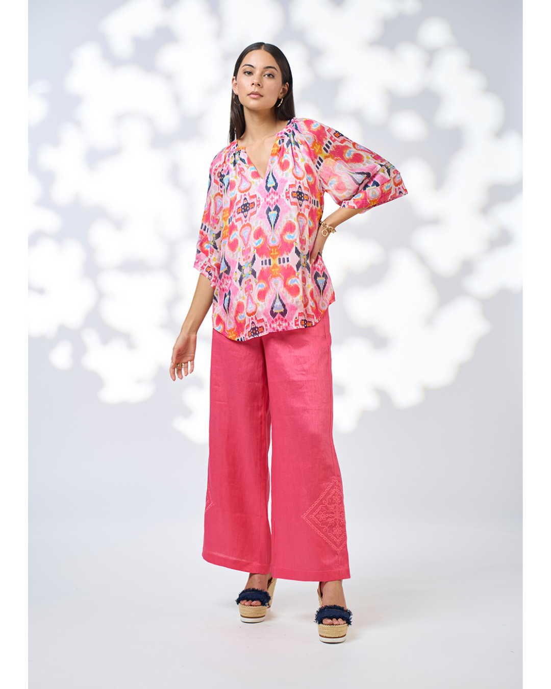 Solana Top (Flamingo Multi)