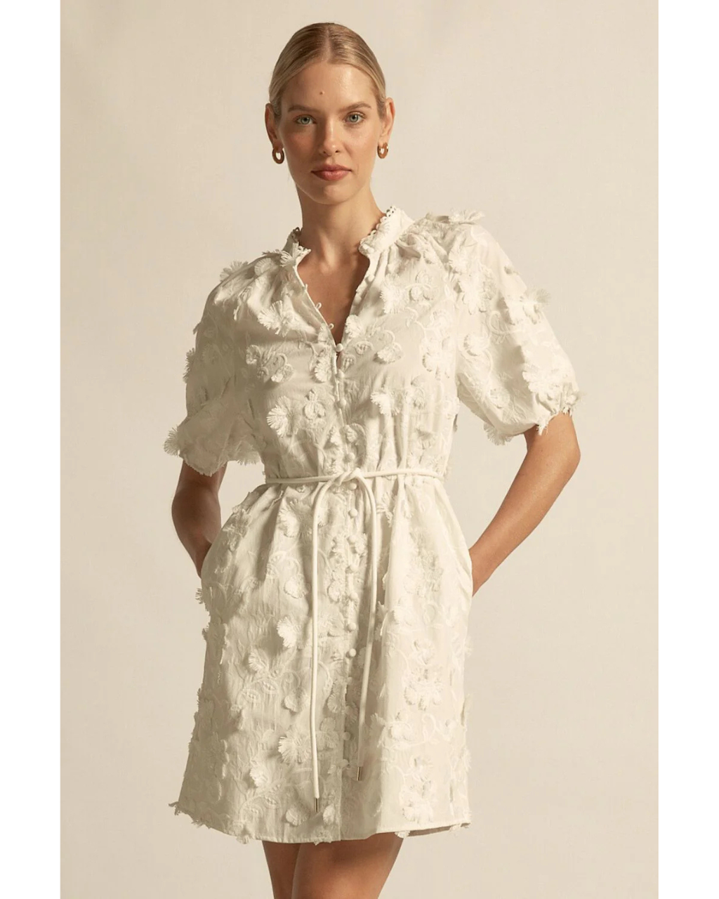 Aspect Dress (Porcelain Broderie)