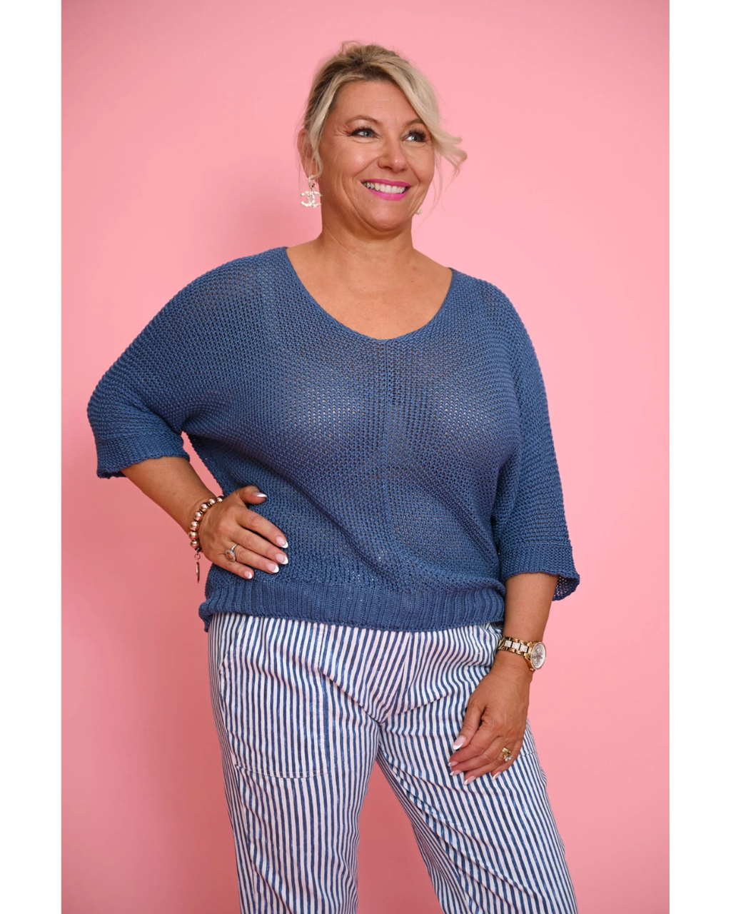 Jean Knit top