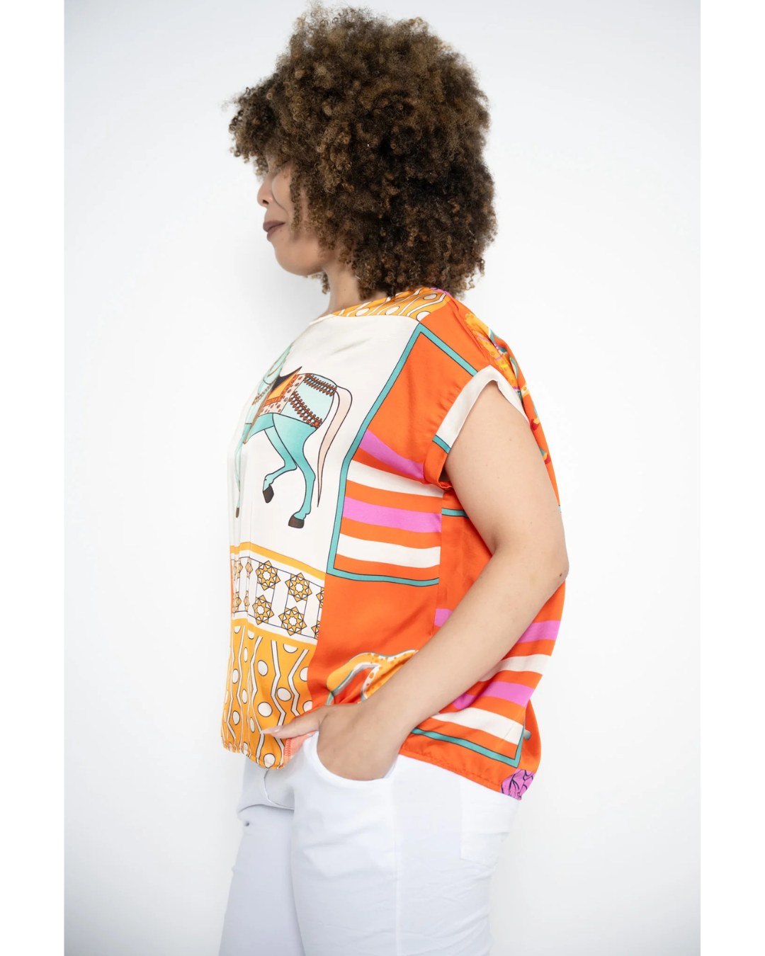 Horse Top (Orange) OS