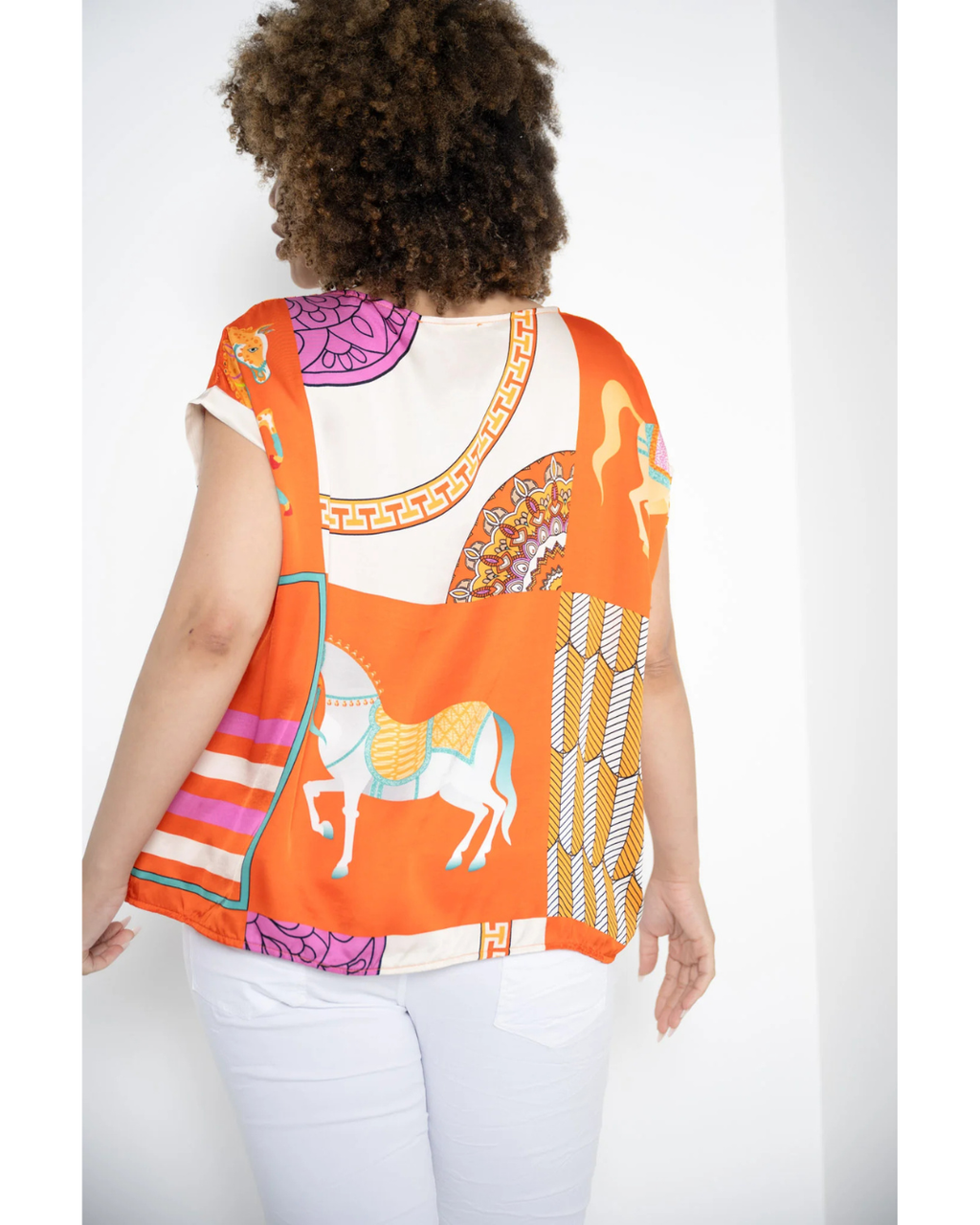 Horse Top (Orange) OS