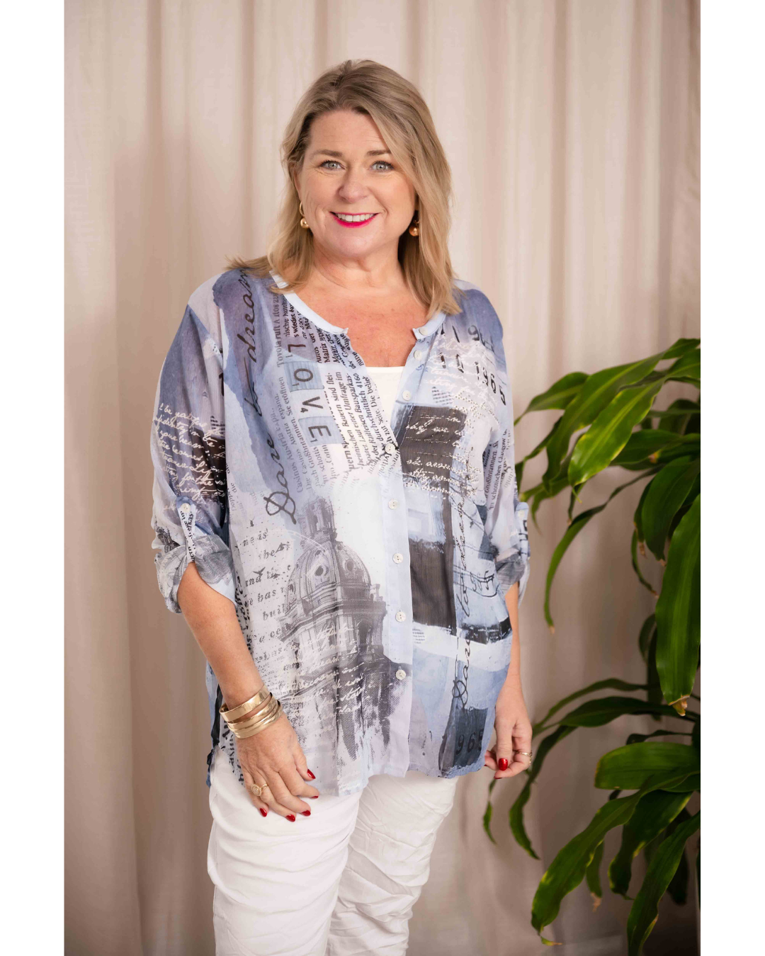 San Clemente Top (Jeans) OS