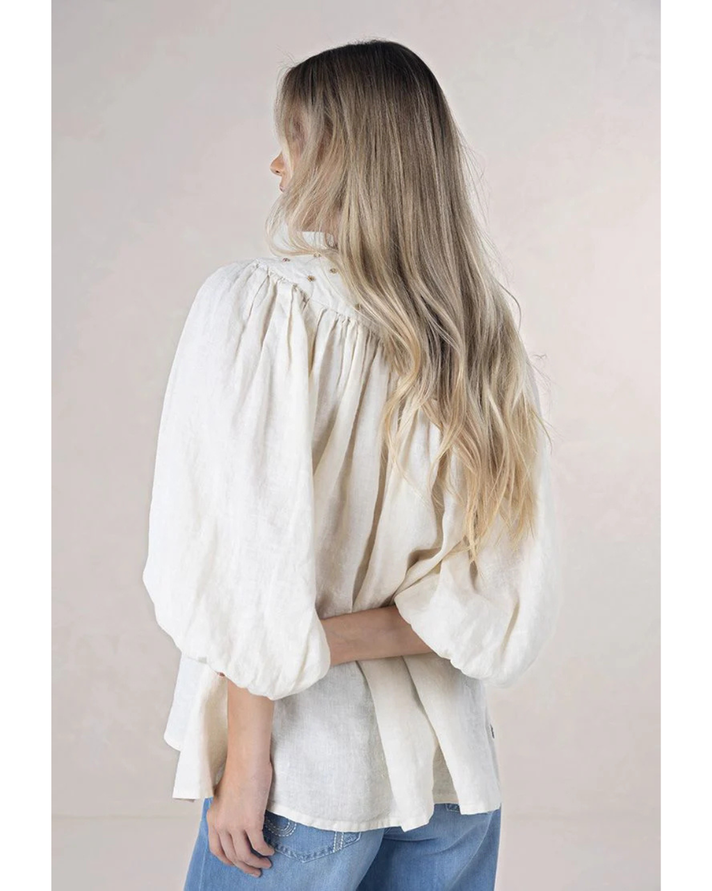 Baroque Blouse (Cream)