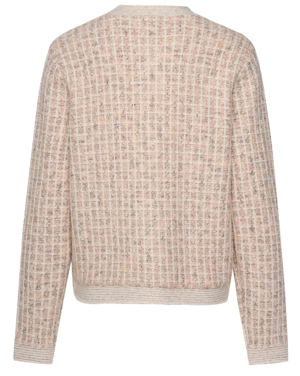 Vivian Cardigan (Blush Check)