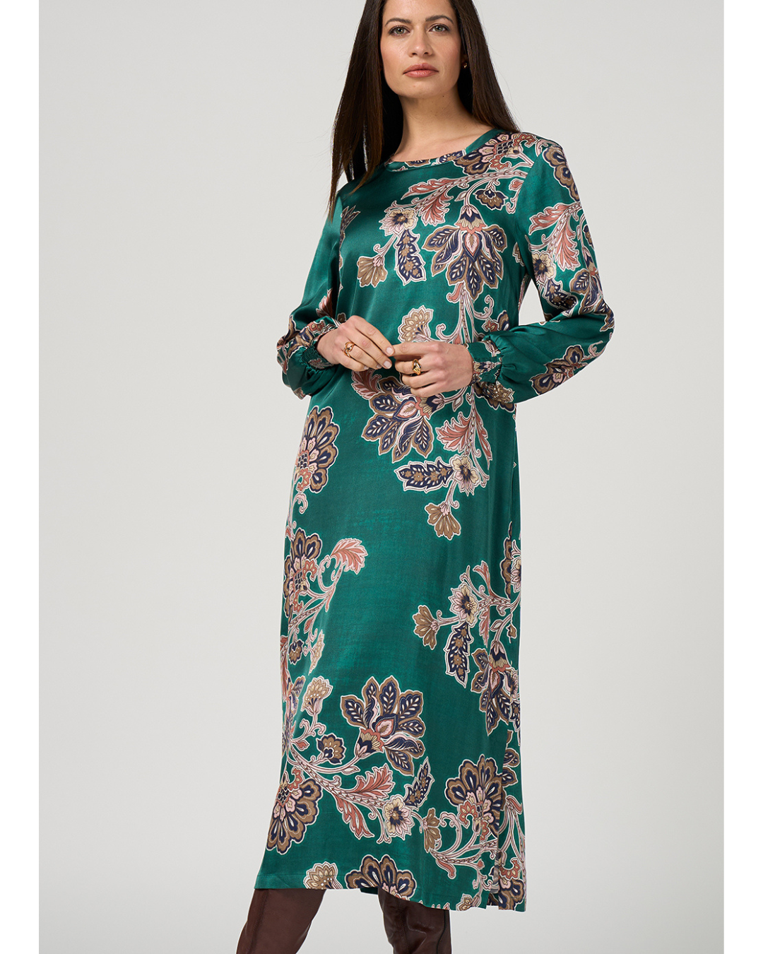 Versailles Dress (Evergreen Multi)