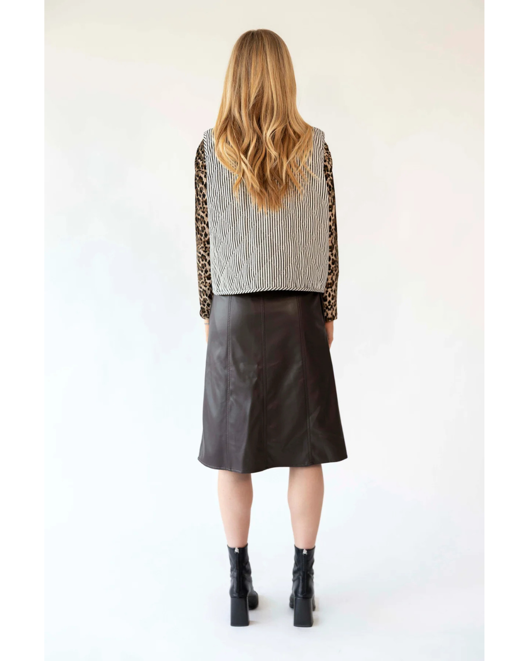Cairo Quilted Vest (Stripe Black)