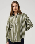 Direction Stripe Shirt (Sage)