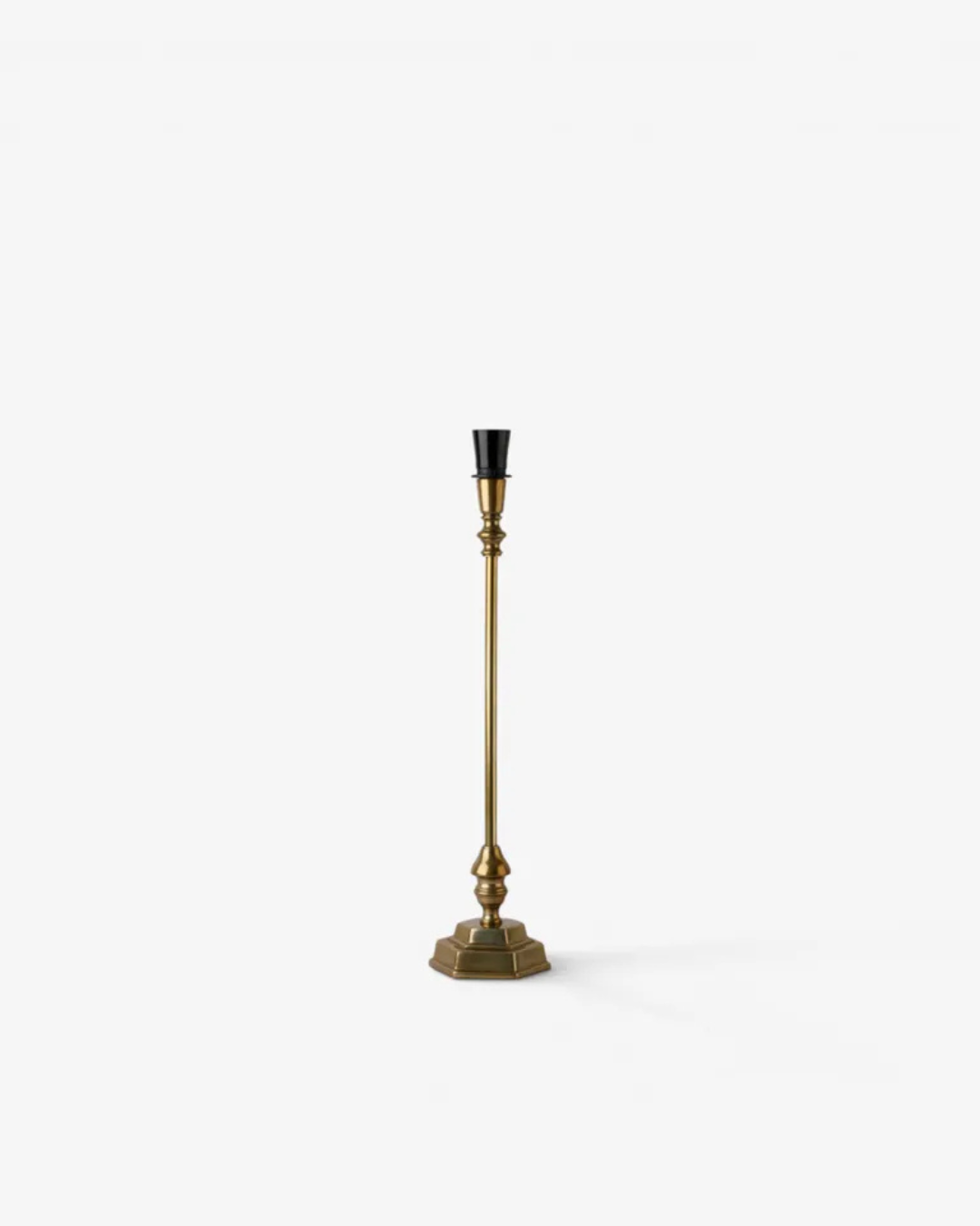 Antique Gold Hexagon Lamp Base