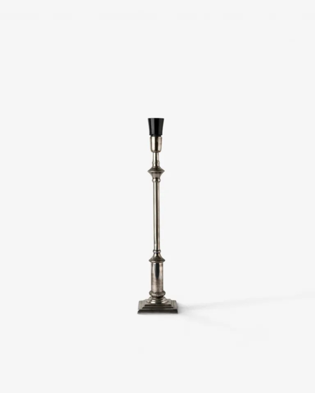 Hendrick Lamp Base Antique Silver