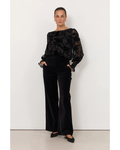 Nisha Velvet Pant (Black)
