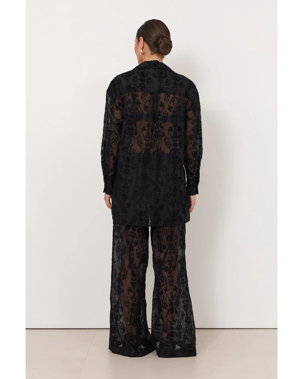 Estelle Burnout Shirt (Black)