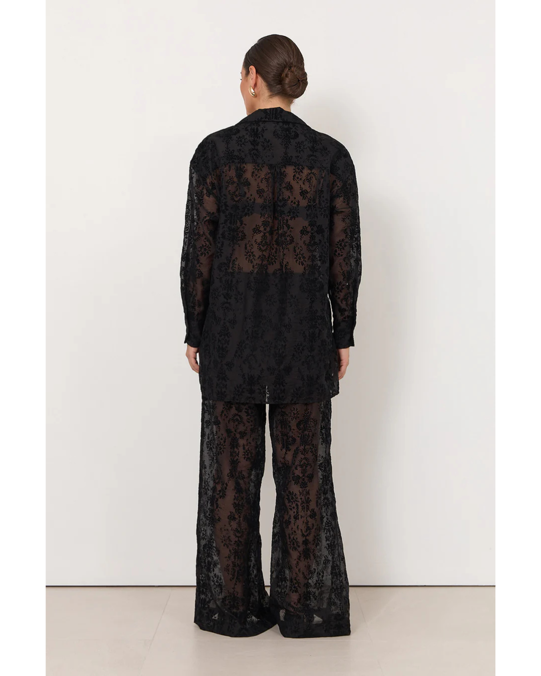 Estelle Burnout Shirt (Black)