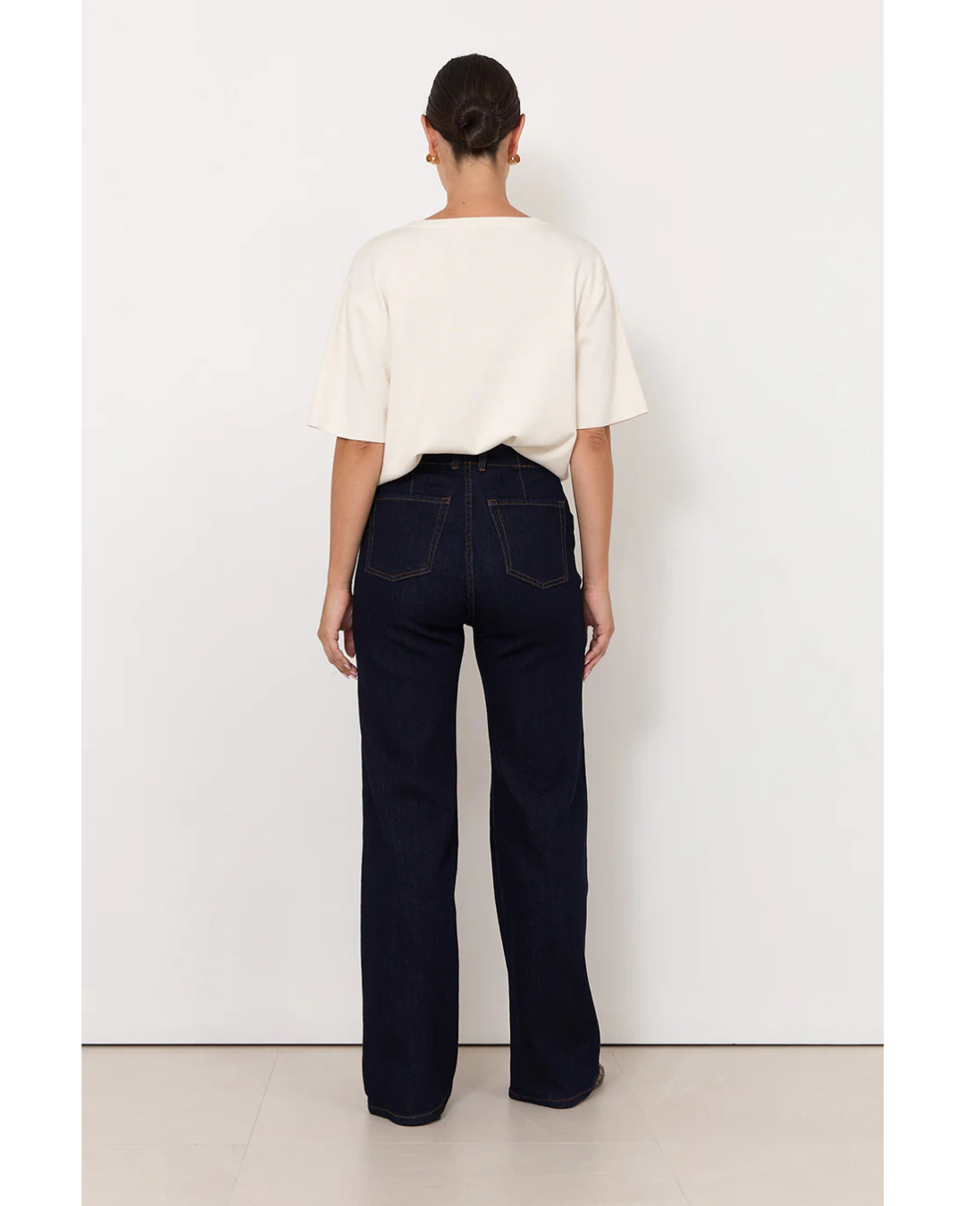 Athena Straight Leg Jean (Dark Denim)