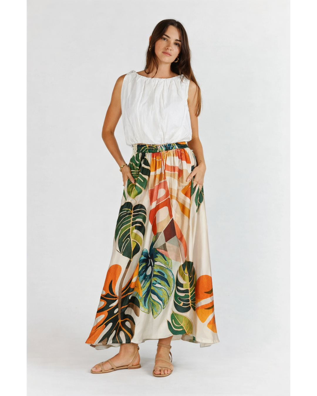 Bleus Skirt (White)