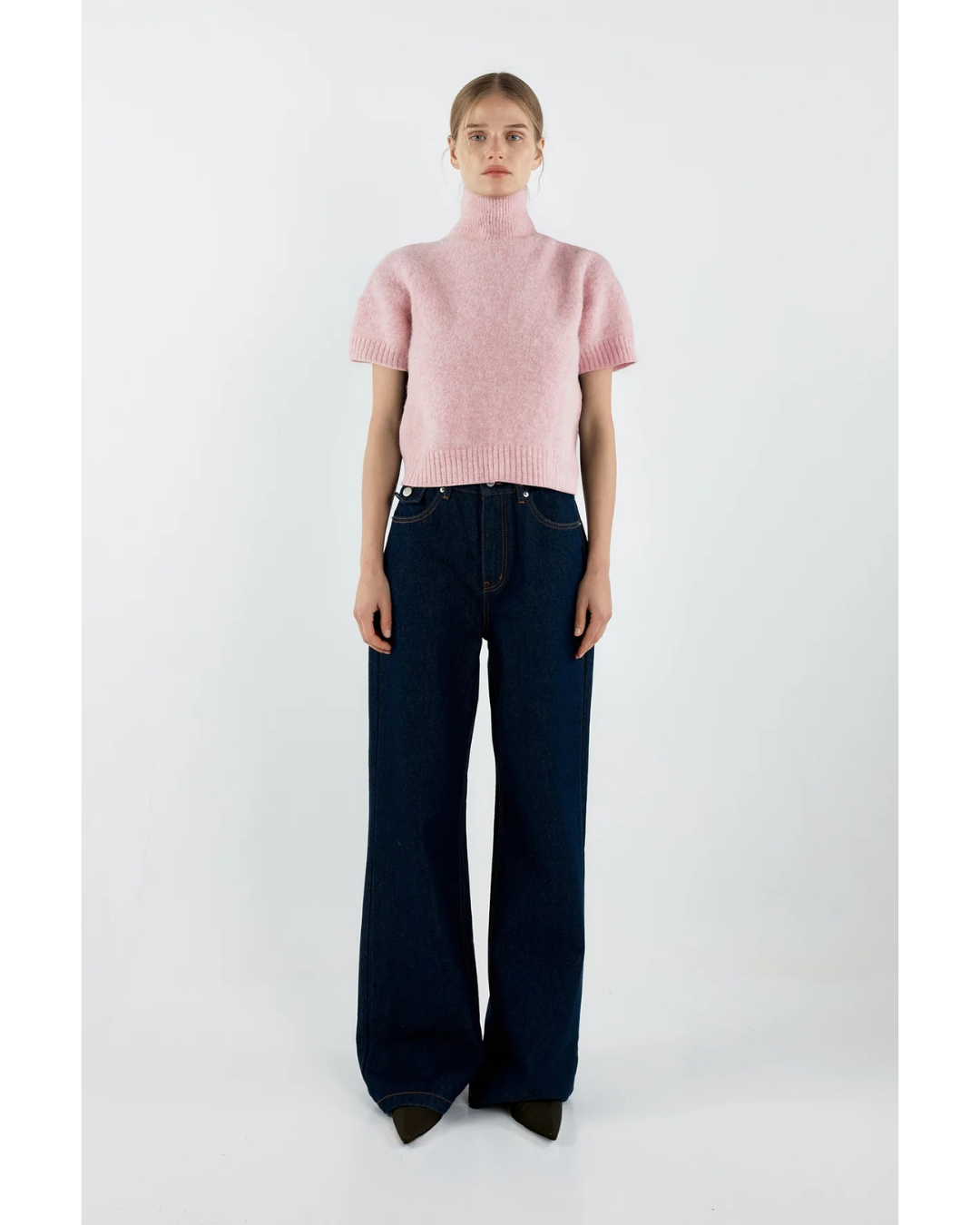 Giselle Short Sleeve Top (Pink)