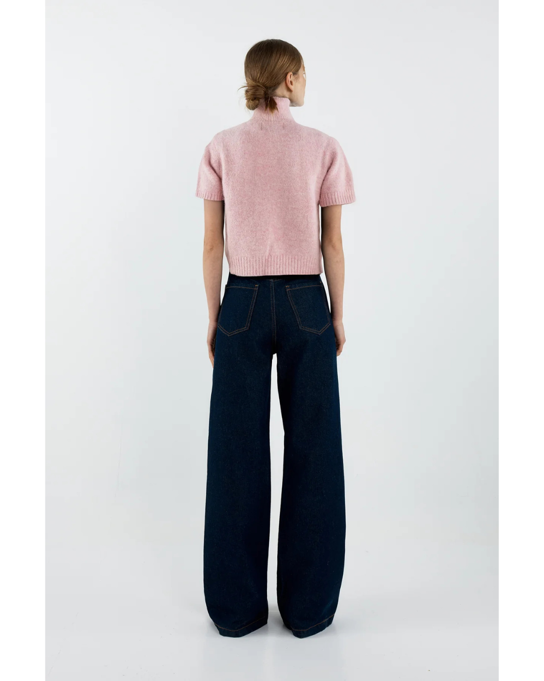 Giselle Short Sleeve Top (Pink)