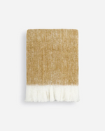 Baya - Sorrento (60% Acrylic, 20% Wool, 20% Polyester) Throw - Turmeric