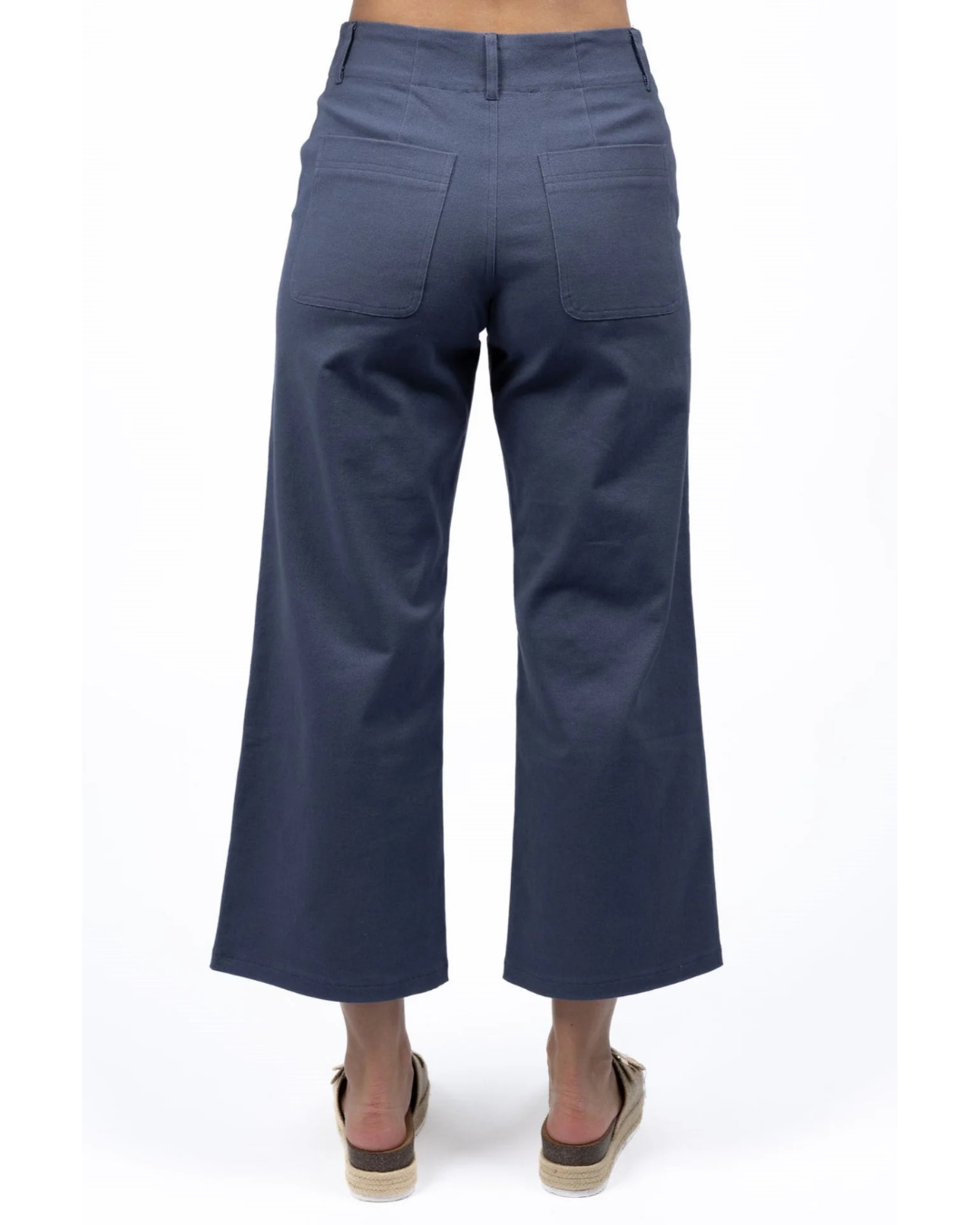 Margot Drill Pant (Steel Blue)