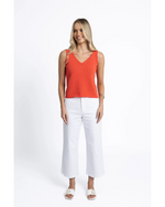 Humidity - Margot Drill Pant (White)