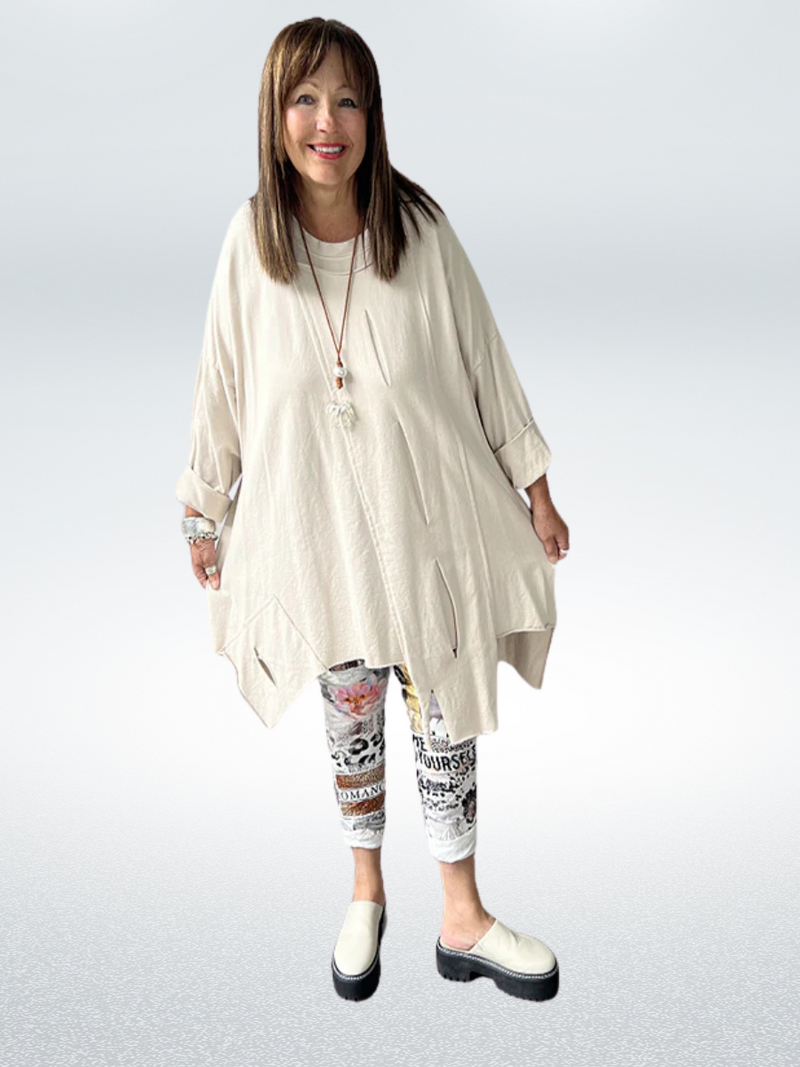 LILLIANO - Sarah Cotton Knit Top