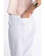 Humidity - Margot Drill Pant (White)