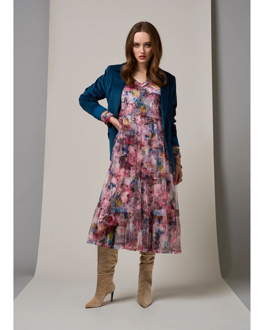 Loobies - Duchess Tulle Dress (Blush Multi)