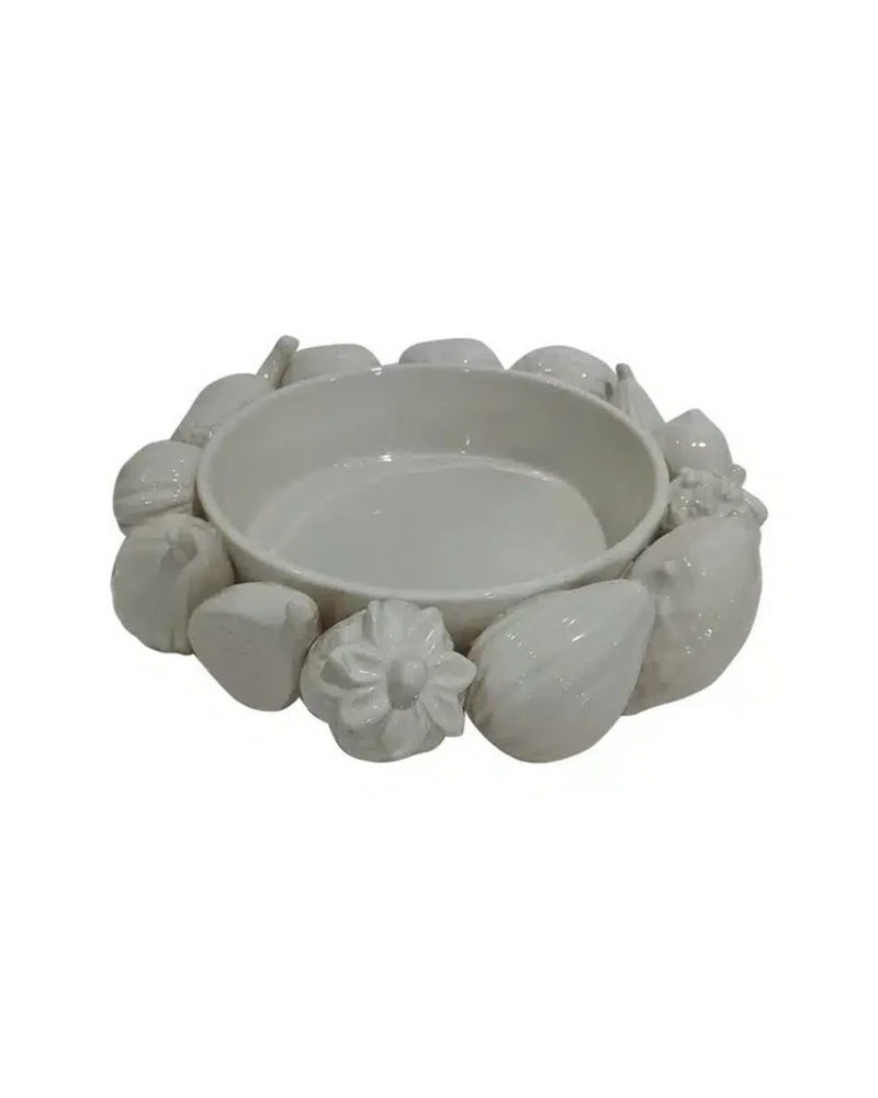 Le Forge - Ceramic Mixed Fruit Bowl (White)