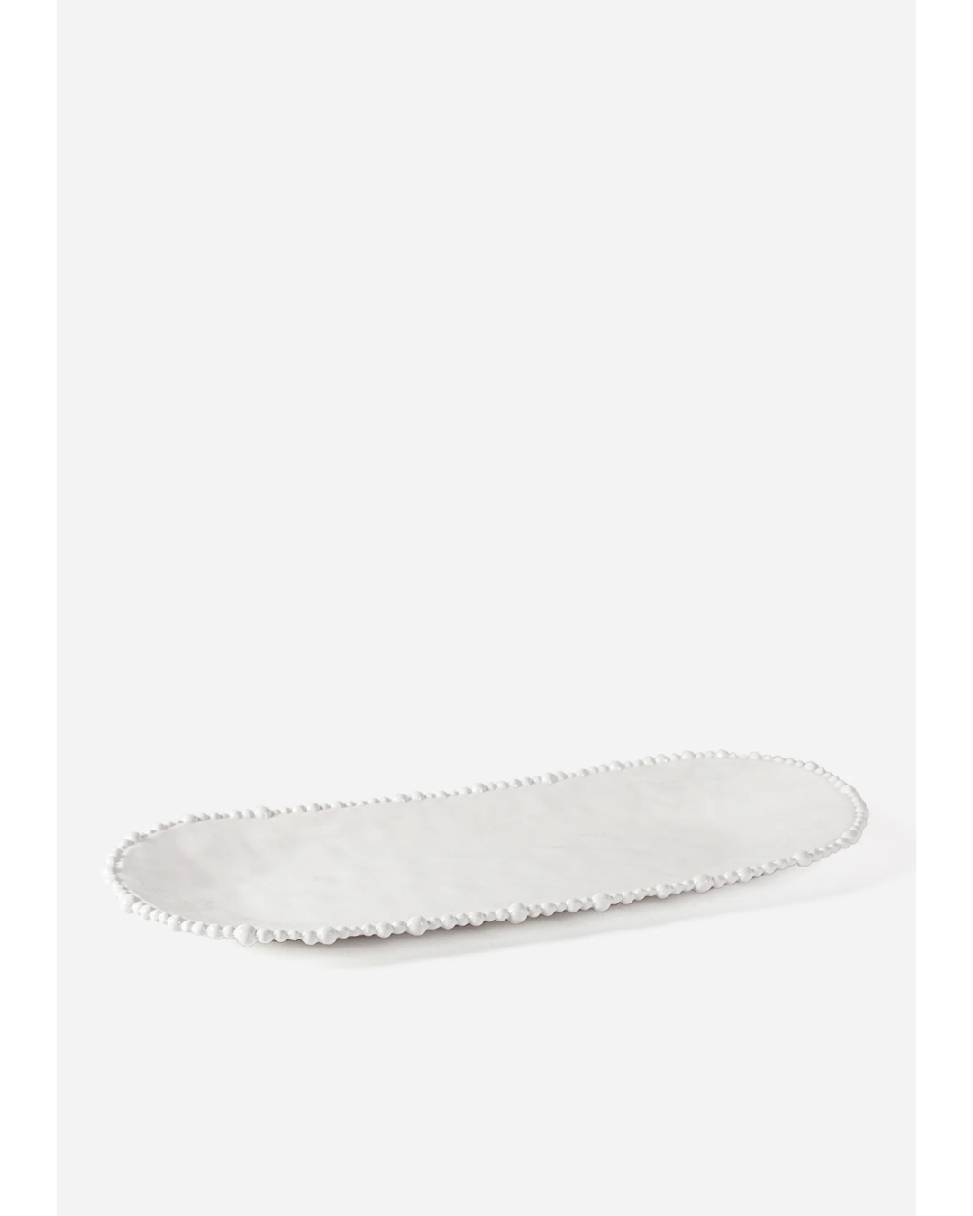 Melamine Pearl Platter 53cm (White)