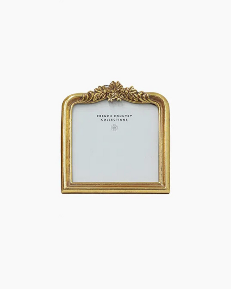 French Country - Floral Shaped Frame 5x5