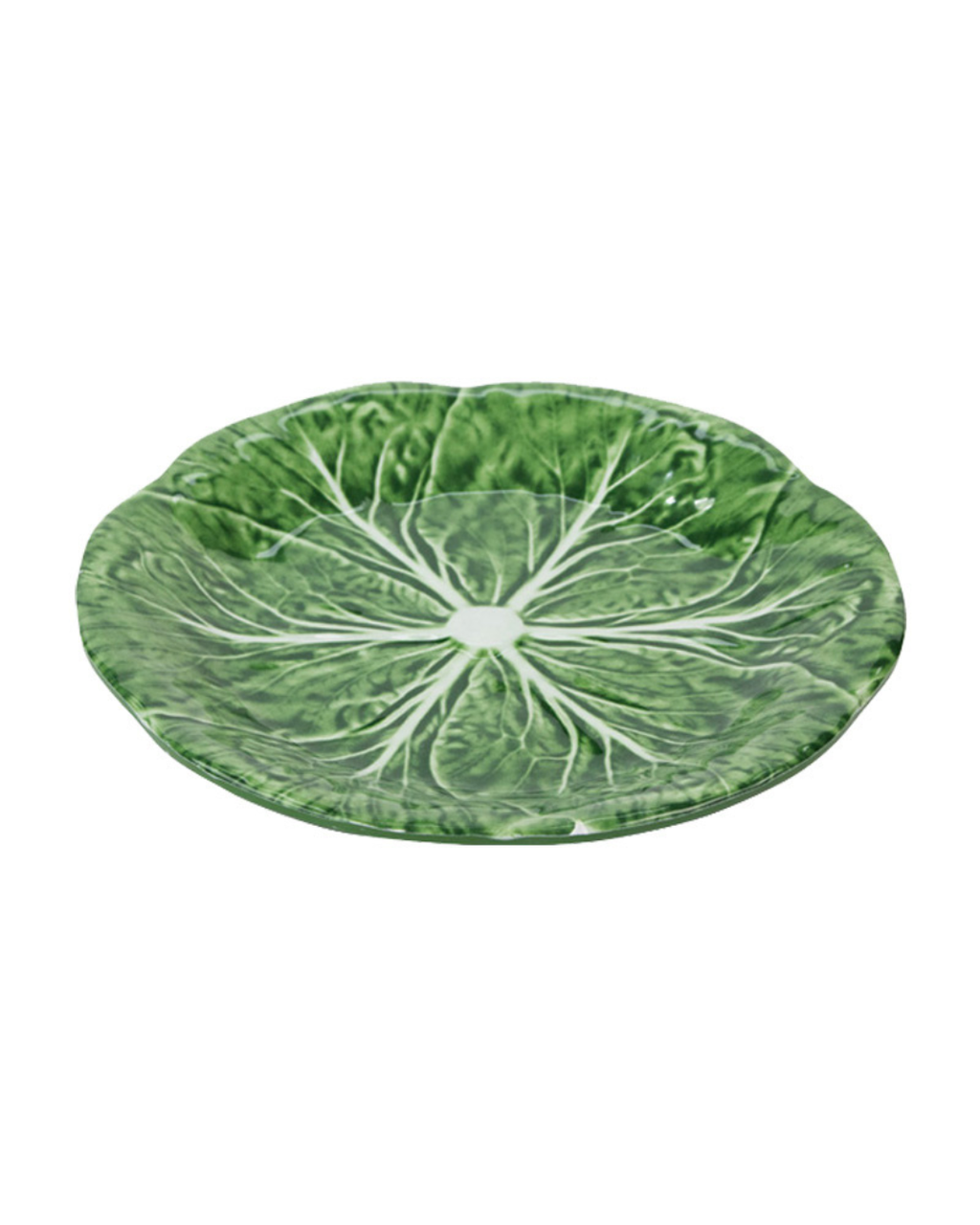 Melamine Cabbage Dinner Plate (Green)