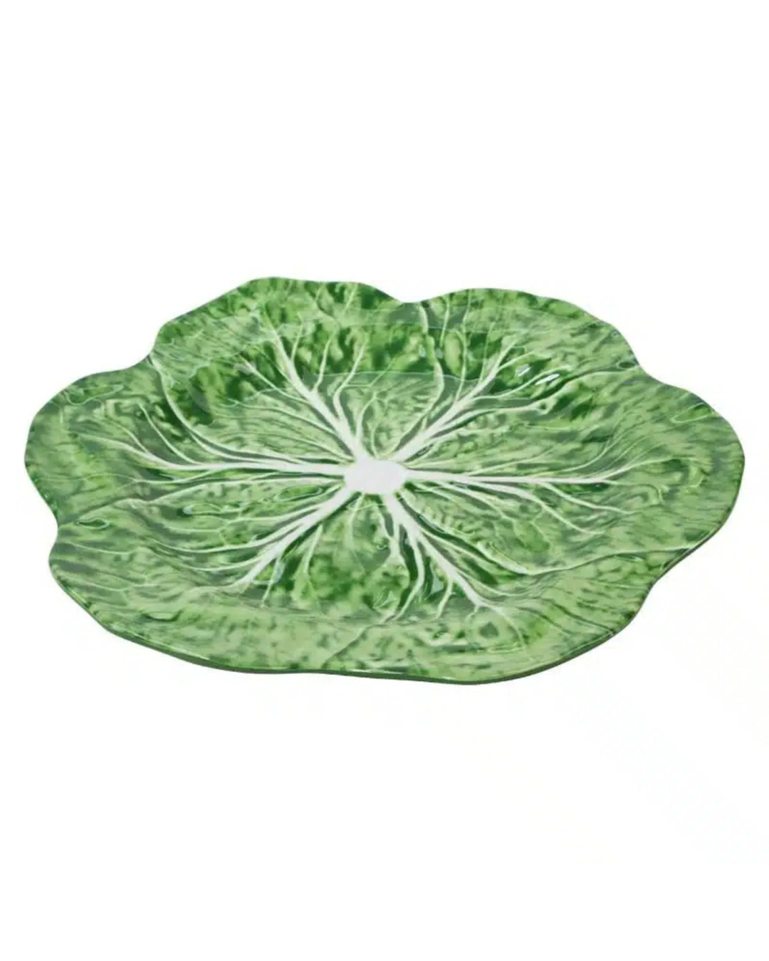 Melamine Cabbage Round Platter 40cm (Green)