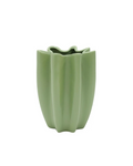 WAVES CERAMIC VASE 18X25CM (Green)