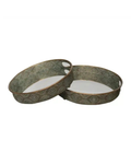 Metal Mirror Tray set/2 (Gold)