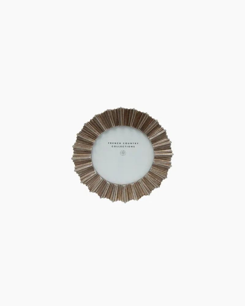 French Country - Round Star Burst Photo Frame 4x4