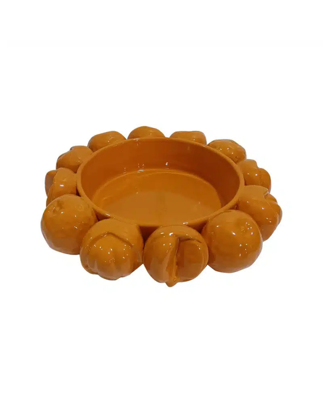 Ceramic Orange Bowl (Orange)